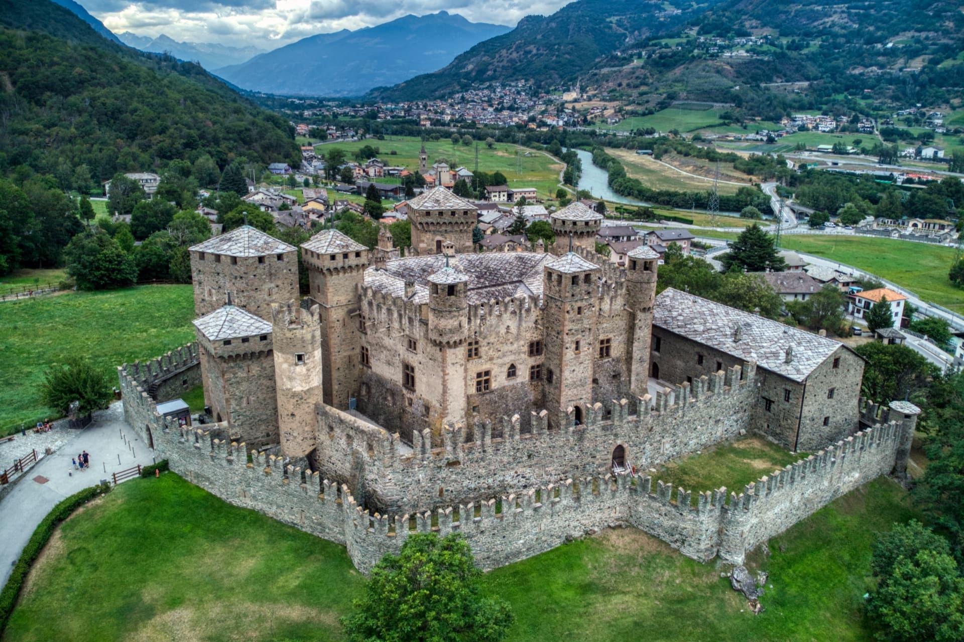 Medieval castles and villages