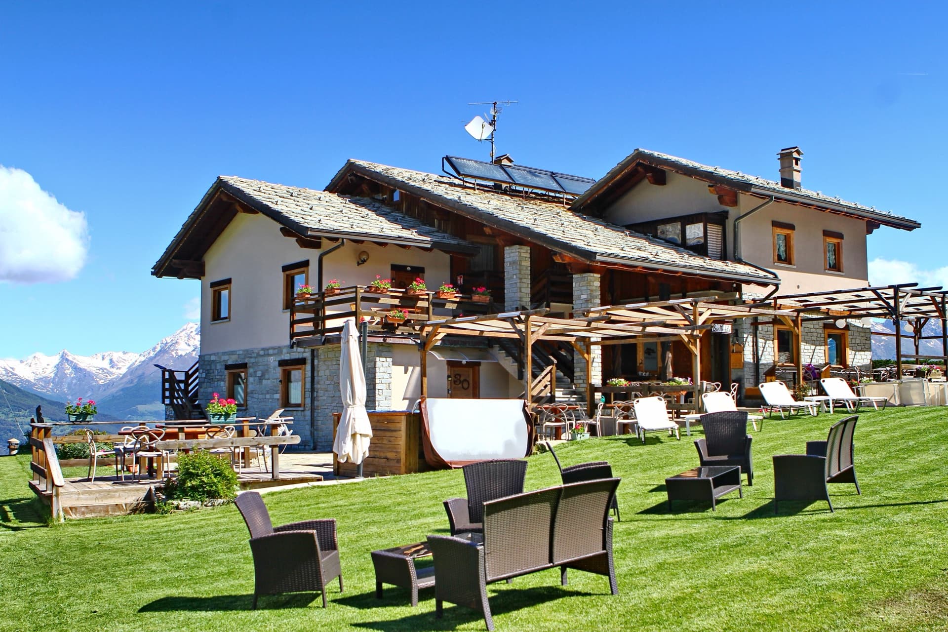 Chalet Chacaril in estate